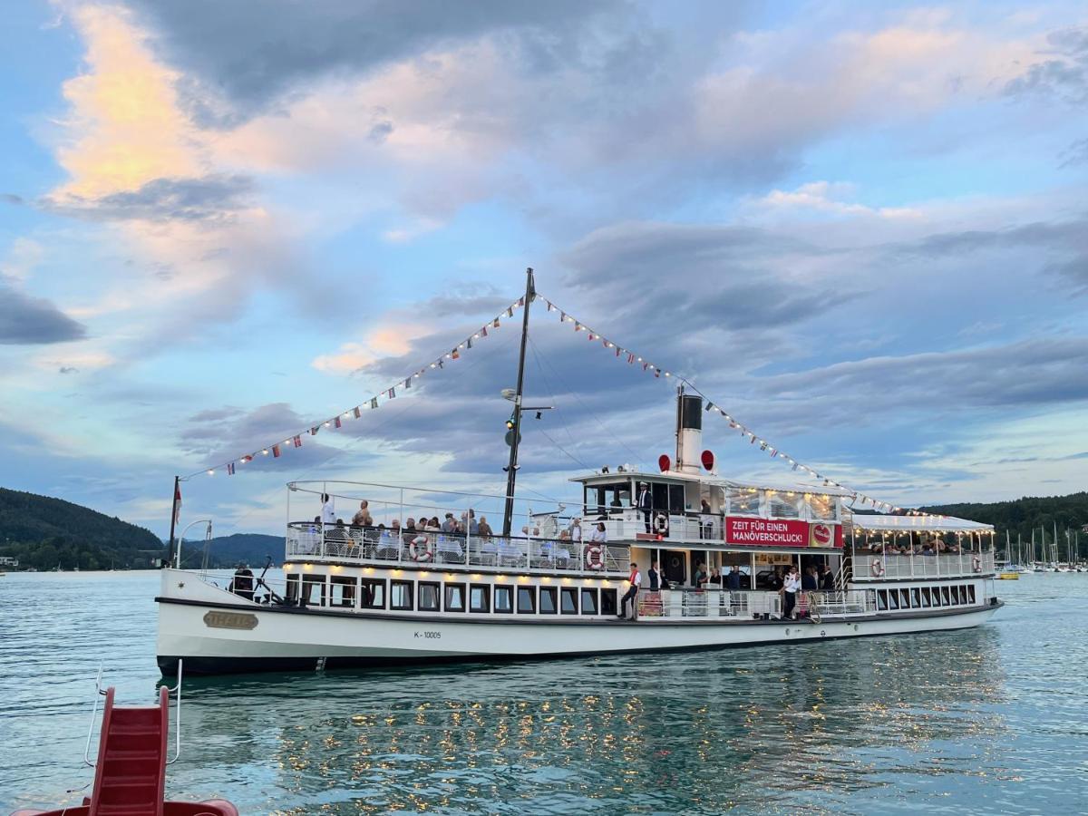 Ferienwohnung Schellander Privatstrand Velden am Wörthersee Dış mekan fotoğraf