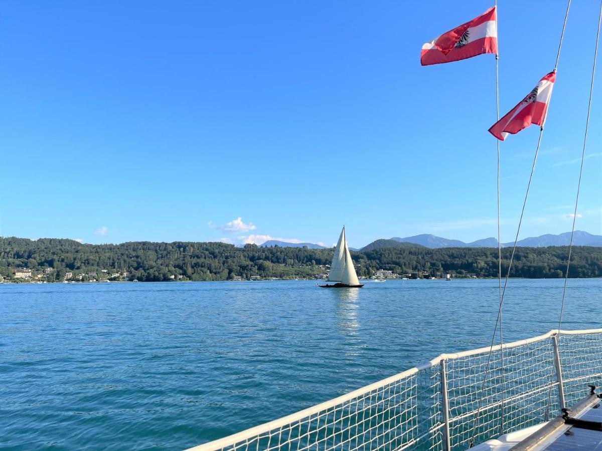 Ferienwohnung Schellander Privatstrand Velden am Wörthersee Dış mekan fotoğraf
