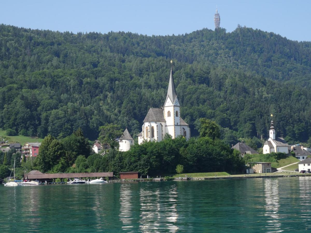 Ferienwohnung Schellander Privatstrand Velden am Wörthersee Dış mekan fotoğraf
