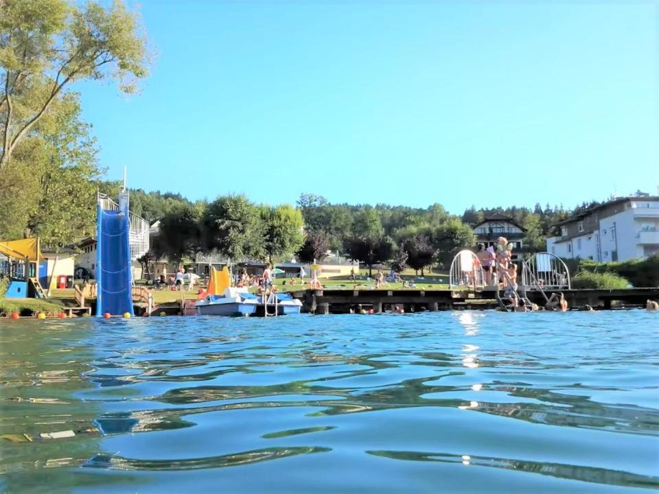 Ferienwohnung Schellander Privatstrand Velden am Wörthersee Dış mekan fotoğraf